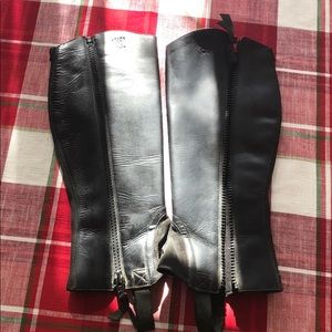 Black Ariat Half Chaps, large